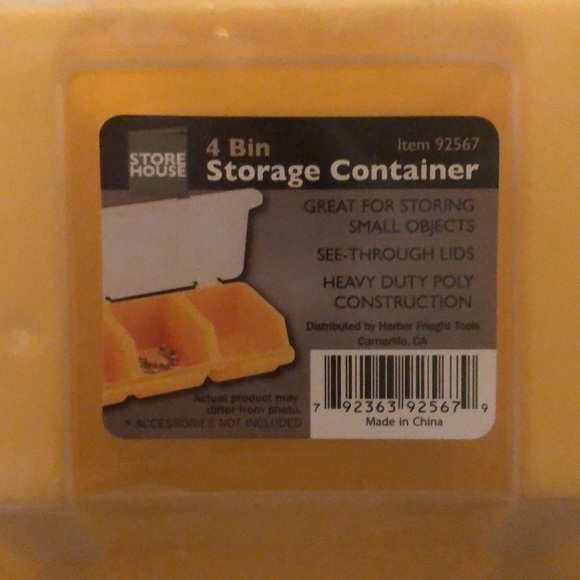 4-Bin Storage Container - Picture 2 of 5